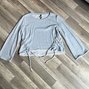 Besty Johnson Size S Grey Long Sleeve